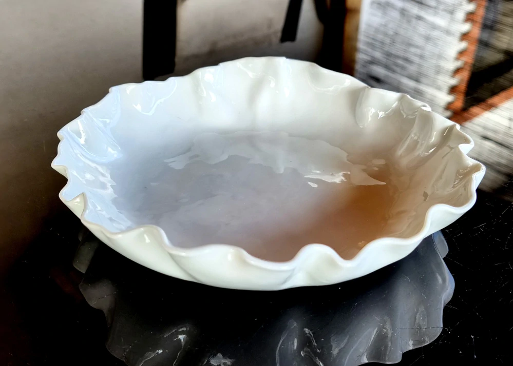 Exkluzívna autorská porcelánová misa –  v čistej organickej forme