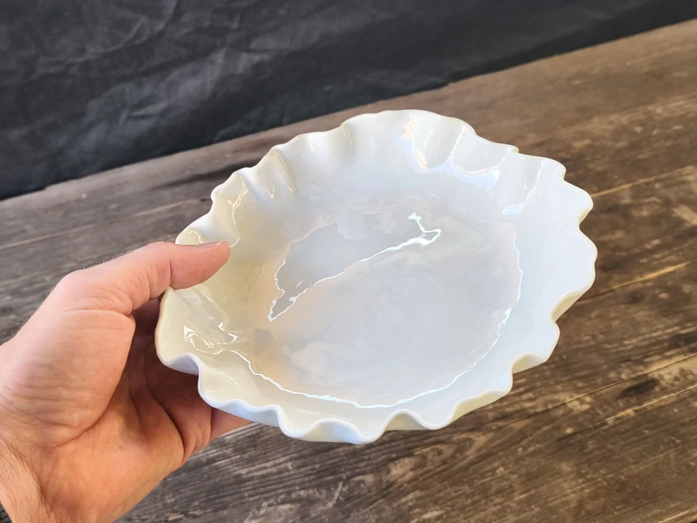Exkluzívna autorská porcelánová misa –  v čistej organickej forme