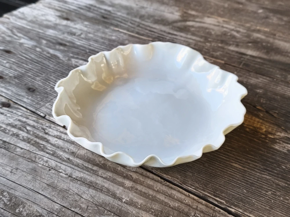 Exkluzívna autorská porcelánová misa –  v čistej organickej forme